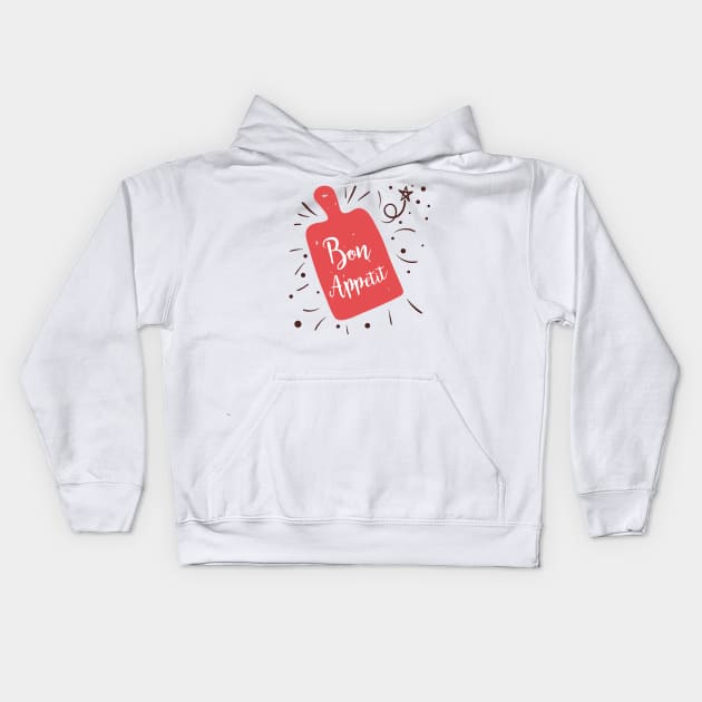 Cute Kitchen Splash Kids Hoodie by SWON Design